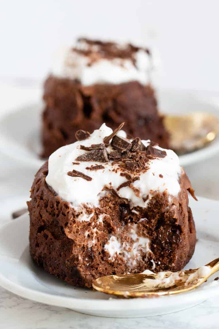 Gluten-Free Chocolate Banana Mug Cake: Use Overripe Bananas!